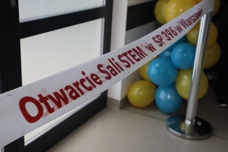 W SP 396 otworzyliśmy nowoczesną Salę STEM